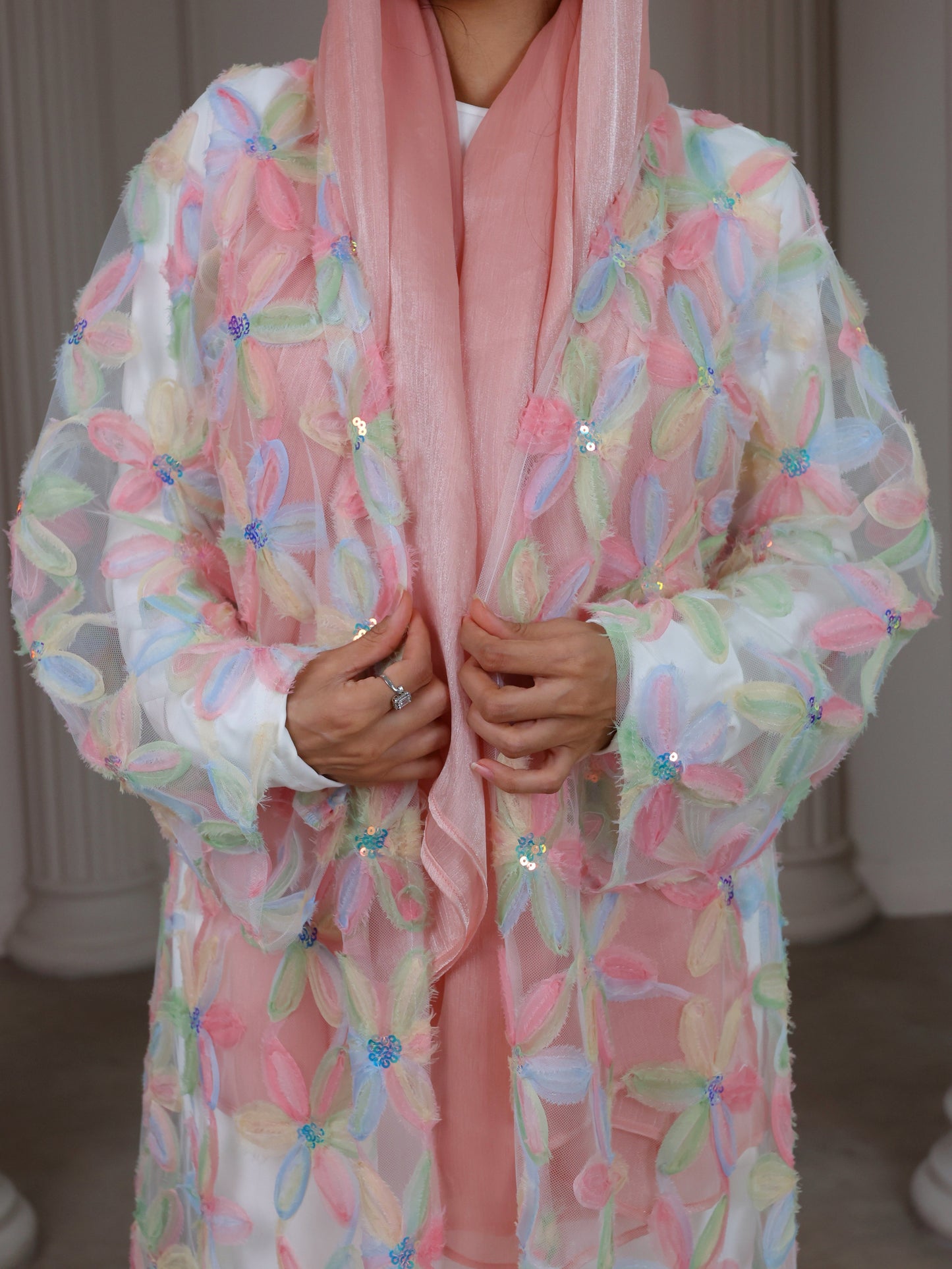 Embroidery Bloom Abaya