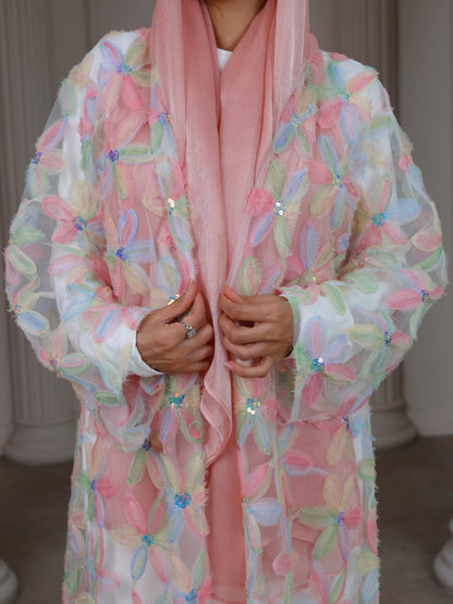 Embroidery Bloom Abaya