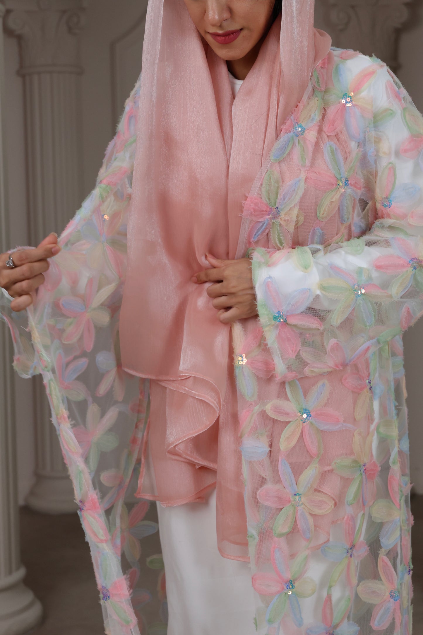 Embroidery Bloom Abaya