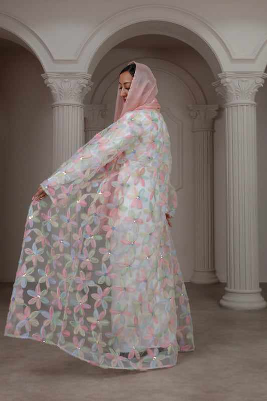 Embroidery Bloom Abaya